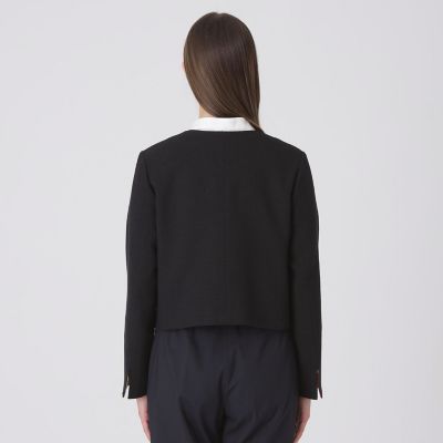 ストレッチダンガリーノーカラージャケット | BLUE LABEL CRESTBRIDGE