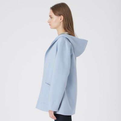 クレストブリッジチェックリバーシブルダンボールミディ丈コーディガン