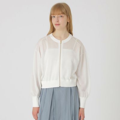 ＜BLUE LABEL CRESTBRIDGE (Women)＞【店舗限定】ラメシアーブルゾン