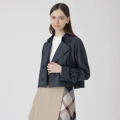 100年コート＞スタンダードモデル ダブルトレンチコート（ロング