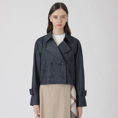 バックコンシャスショートトレンチコート | BLUE LABEL CRESTBRIDGE