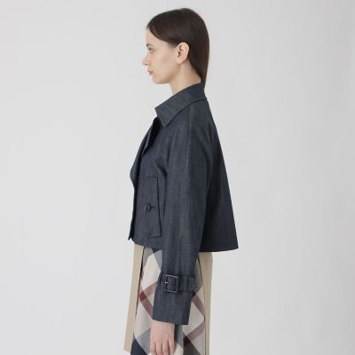 バックコンシャスショートトレンチコート | BLUE LABEL CRESTBRIDGE