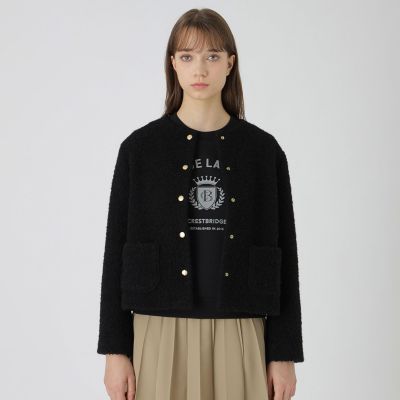＜BLUE LABEL CRESTBRIDGE (Women)＞【ＷＥＢ限定】ウールブークレージャケット