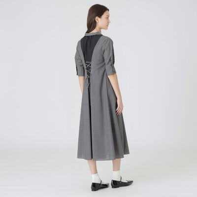 ＜BLUE LABEL CRESTBRIDGE (Women)＞バックレースアップドレス