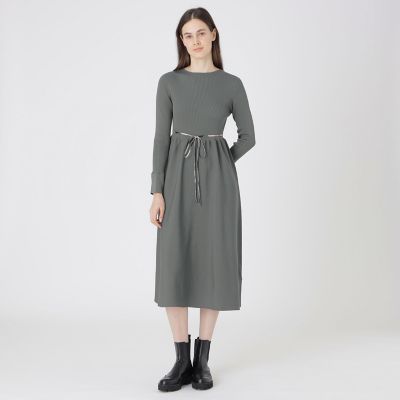スポンディッシュポリエステルニットドレス | BLUE LABEL CRESTBRIDGE