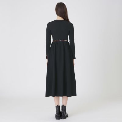 スポンディッシュポリエステルニットドレス | BLUE LABEL CRESTBRIDGE
