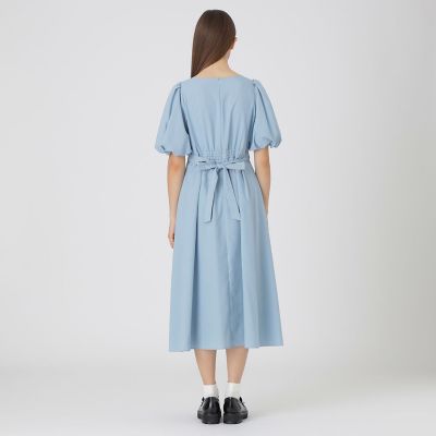 スクエアネックドレス | BLUE LABEL CRESTBRIDGE (Women)/ブルー
