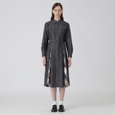 ライトスラブシャンブレーシャツドレス | BLUE LABEL CRESTBRIDGE