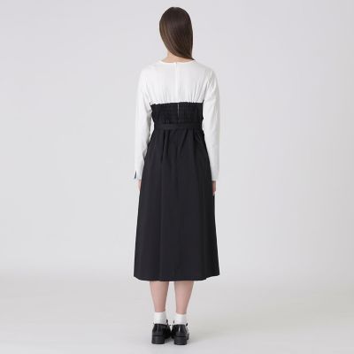 プレーンストレッチツイルビスチェドレス プレーンストレッチツイルビスチェドレス | CRESTBRIDGE LABEL BLUE ワンピース