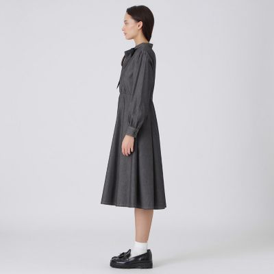 デニムライクドレス | BLUE LABEL CRESTBRIDGE (Women)/ブルーレーベル