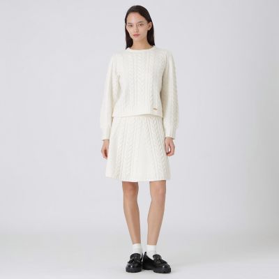 ケーブルニットセットアップ | BLUE LABEL CRESTBRIDGE (Women)/ブルー