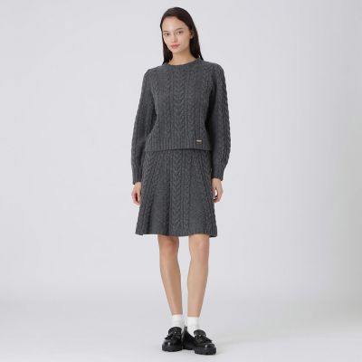 ケーブルニットセットアップ | BLUE LABEL CRESTBRIDGE (Women)/ブルー