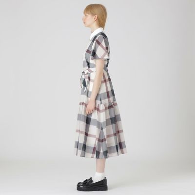 10周年記念】クレストブリッジチェックシアーボイルティアードドレス