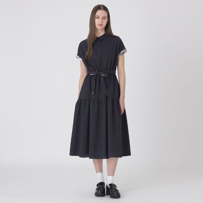 ＜BLUE LABEL CRESTBRIDGE (Women)＞ブリーズドッツシャツカラードレス