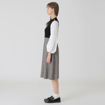 ツイードニットドッキングドレス | BLUE LABEL CRESTBRIDGE (Women