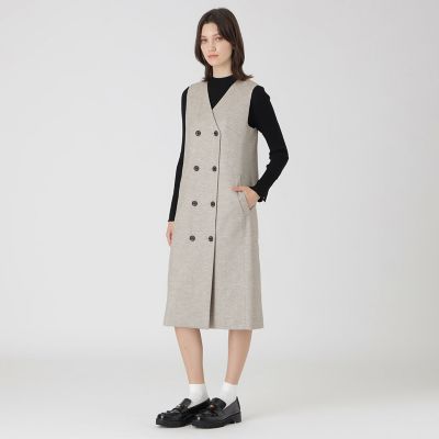 ツイードジャンパードレス | BLUE LABEL CRESTBRIDGE (Women)/ブルー