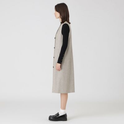 ツイードジャンパードレス | BLUE LABEL CRESTBRIDGE (Women)/ブルー