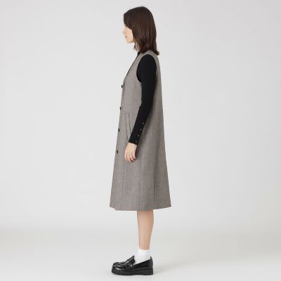 ツイードジャンパードレス | BLUE LABEL CRESTBRIDGE (Women)/ブルー