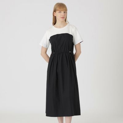 ストレッチプルーフクロスカットコンビドレス | BLUE LABEL