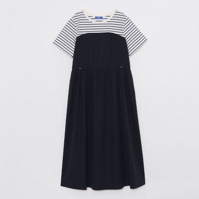 ストレッチプルーフクロスカットコンビドレス | BLUE LABEL