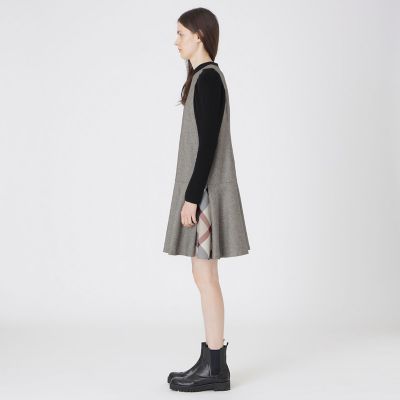 ツイードドッキングドレス | BLUE LABEL CRESTBRIDGE (Women)/ブルー