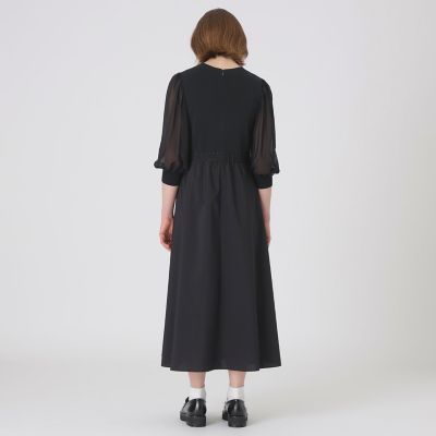 シアースリーブニットドッキングドレス | BLUE LABEL CRESTBRIDGE