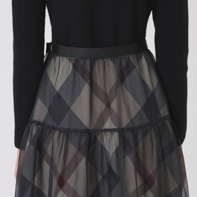 取扱店舗限定】クレストブリッジチェックサキソニーニットドッキング