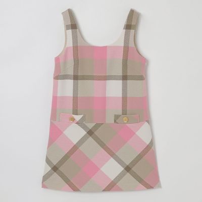 一部店舗限定】クレストブリッジチェックツィードワンピース | BLUE