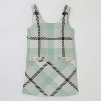 一部店舗限定】クレストブリッジチェックツィードワンピース | BLUE