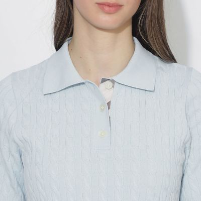 WEB限定】ケーブルニットワンピース | BLUE LABEL CRESTBRIDGE