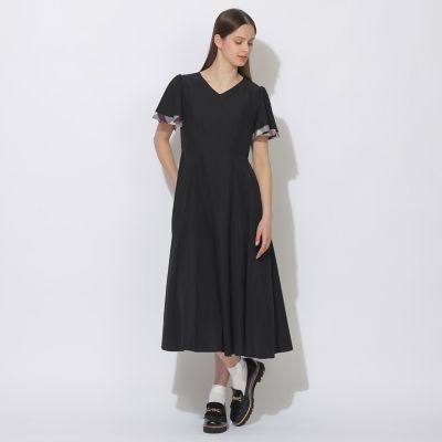 ＜BLUE LABEL CRESTBRIDGE (Women)＞【ＷＥＢ限定】ライトタンブラーＶネックドレス