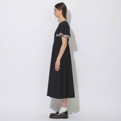 【極美品】BLUE LABEL CRESTBRIDGE へリボーンドレス WEB限定】ライトタンブラーVネックドレス | BLUE LABEL