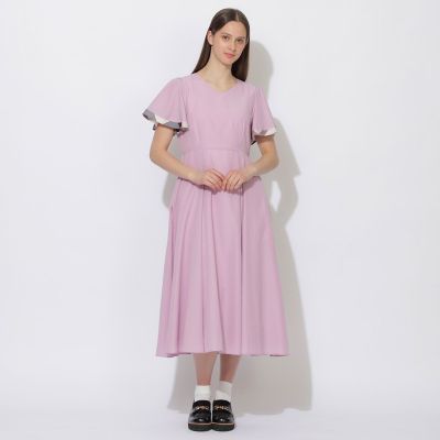 WEB限定】ライトタンブラーVネックドレス | BLUE LABEL