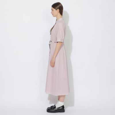 WEB限定】コットンエアークロスシャツドレス | BLUE LABEL