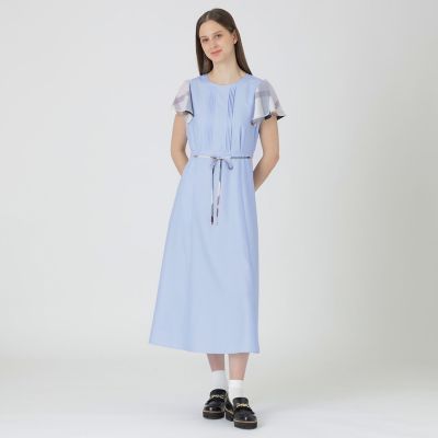 一部店舗限定】マイクロスパンポプリンドレス | BLUE LABEL