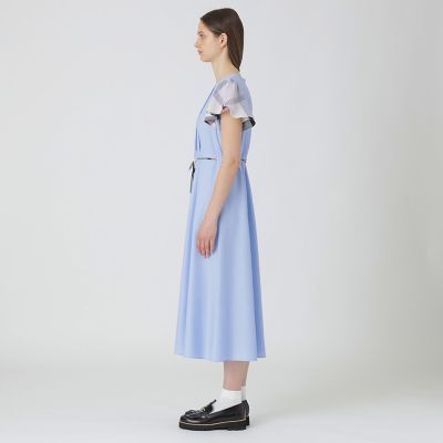 一部店舗限定】マイクロスパンポプリンドレス | BLUE LABEL