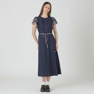 一部店舗限定】マイクロスパンポプリンドレス | BLUE LABEL