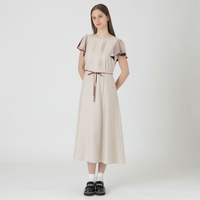 一部店舗限定】マイクロスパンポプリンドレス | BLUE LABEL