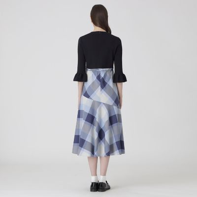美品　ブルーレーベルクレストブリッジ　ハウスチェックポロシャツ　40 WEB限定】スラブクレストブリッジチェックポロシャツ(508775679
