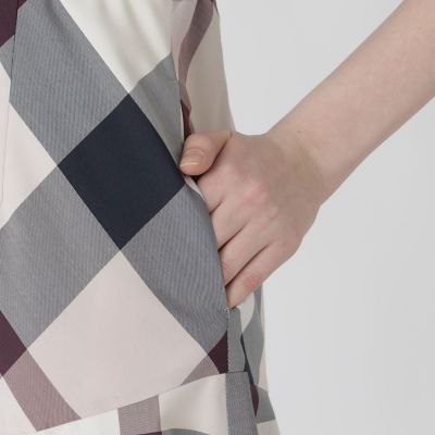 10周年記念】クレストブリッジチェックドッキングドレス | BLUE