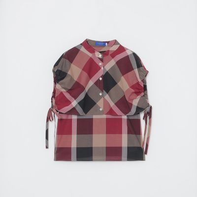 接触冷感】【吸水速乾】クレストブリッジチェッククールドライブラウス