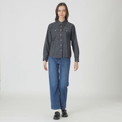 ライトスラブシャンブレーシャツブラウス | BLUE LABEL CRESTBRIDGE 