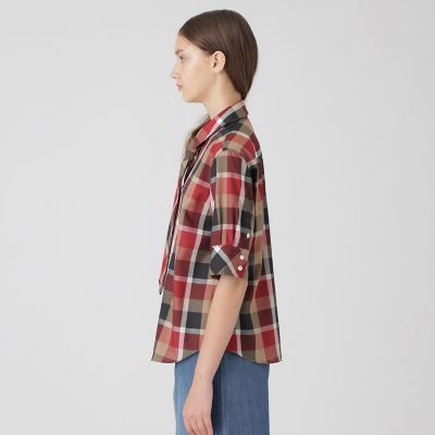 クレストブリッジチェックブラウス | BLUE LABEL CRESTBRIDGE (Women