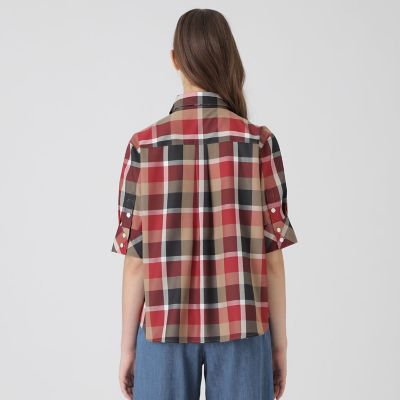 クレストブリッジチェックブラウス | BLUE LABEL CRESTBRIDGE (Women