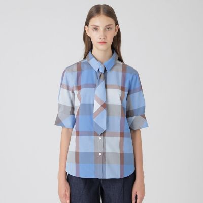 クレストブリッジチェックブラウス | BLUE LABEL CRESTBRIDGE (Women