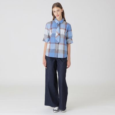 クレストブリッジチェックブラウス | BLUE LABEL CRESTBRIDGE (Women