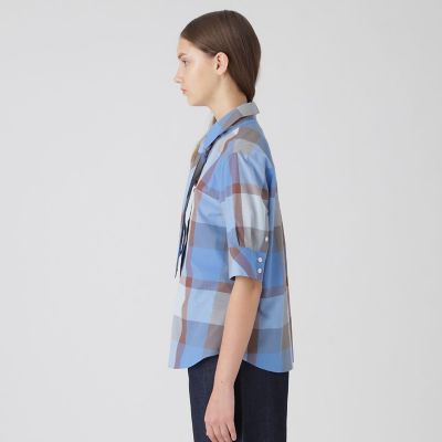 クレストブリッジチェックブラウス | BLUE LABEL CRESTBRIDGE (Women