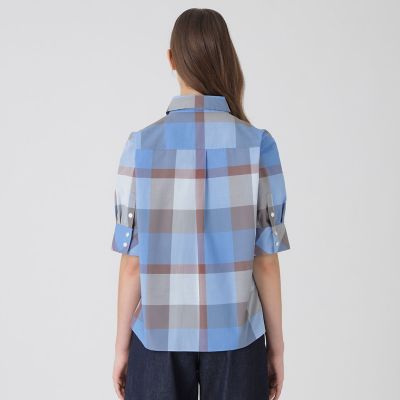 クレストブリッジチェックブラウス | BLUE LABEL CRESTBRIDGE (Women