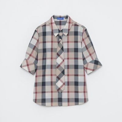 クレストブリッジチェックブラウス | BLUE LABEL CRESTBRIDGE (Women