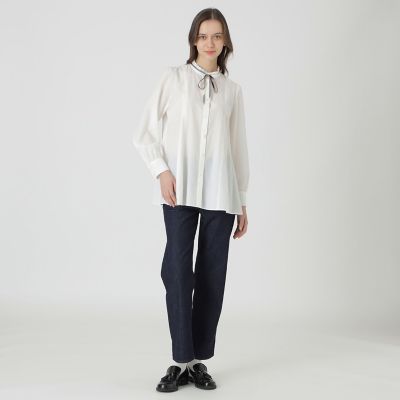 ライトタンブラーフレアブラウス | BLUE LABEL CRESTBRIDGE (Women